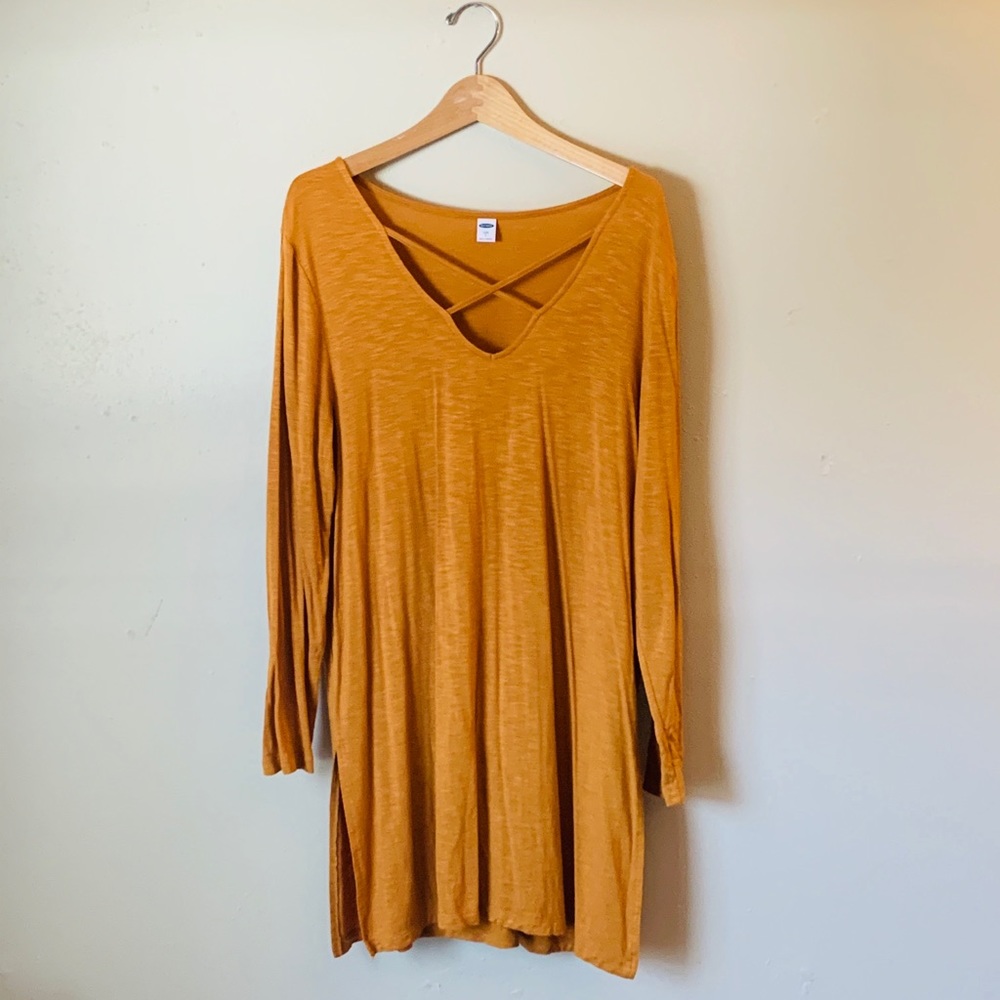 Strappy front tunic